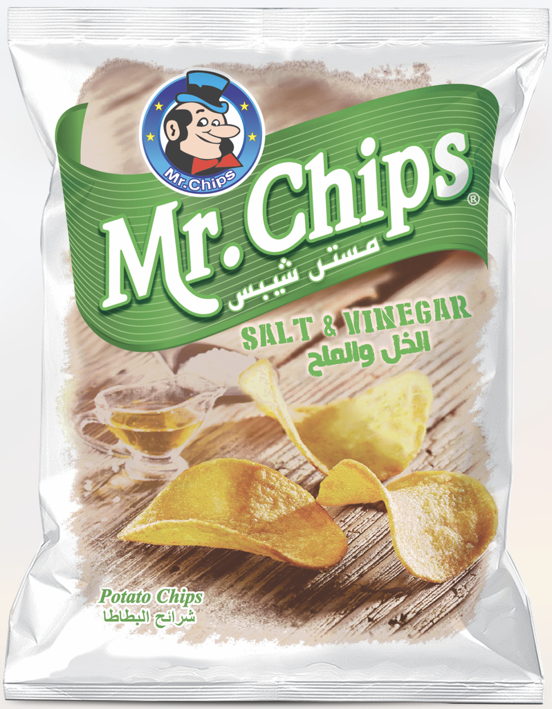 مستر شيبس ملح وخل 72 غم