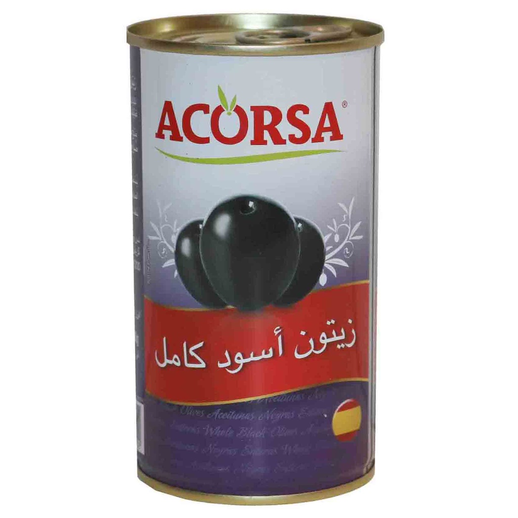 اكورسا زيتون اسود حب 350 غم
