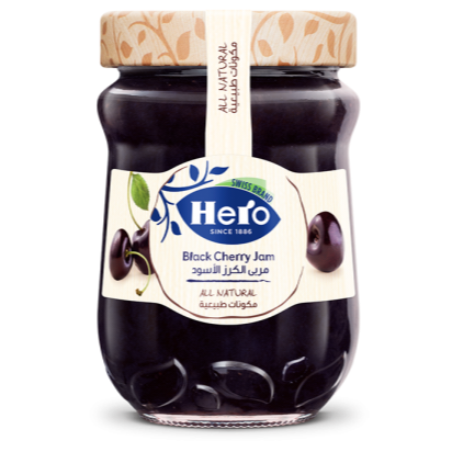 هيرو مربى الكرز الاسود 350 غم