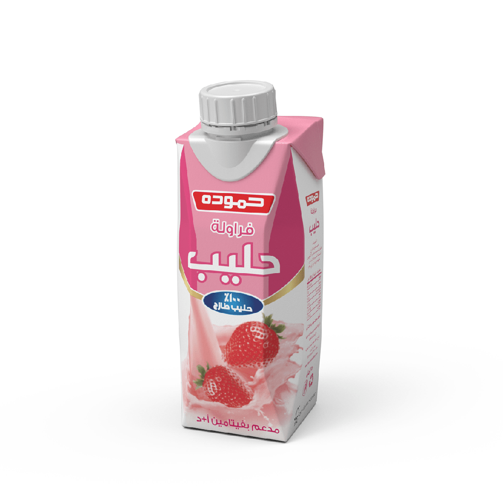 حموده مطعمات فراولة 250 مل * 24
