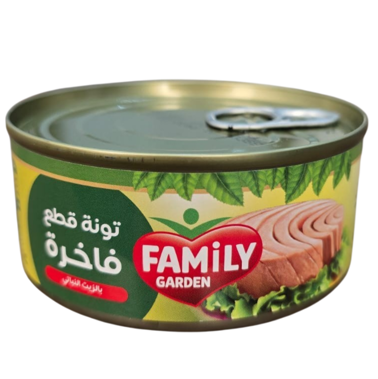 فاميلي تونا بالزيت النباتي 160غم.