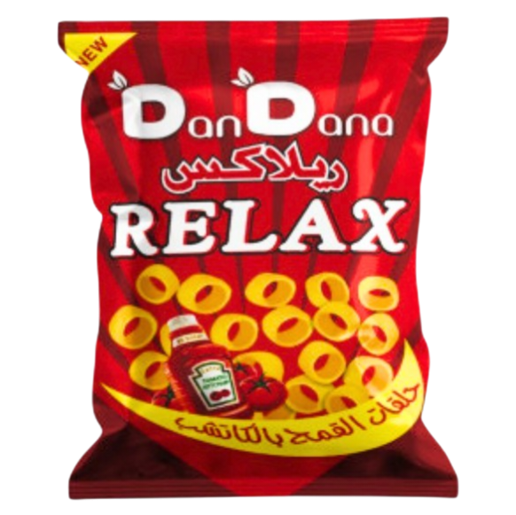 دندنة شيبس ريلاكس بالكاتشب 20 غم*48 i