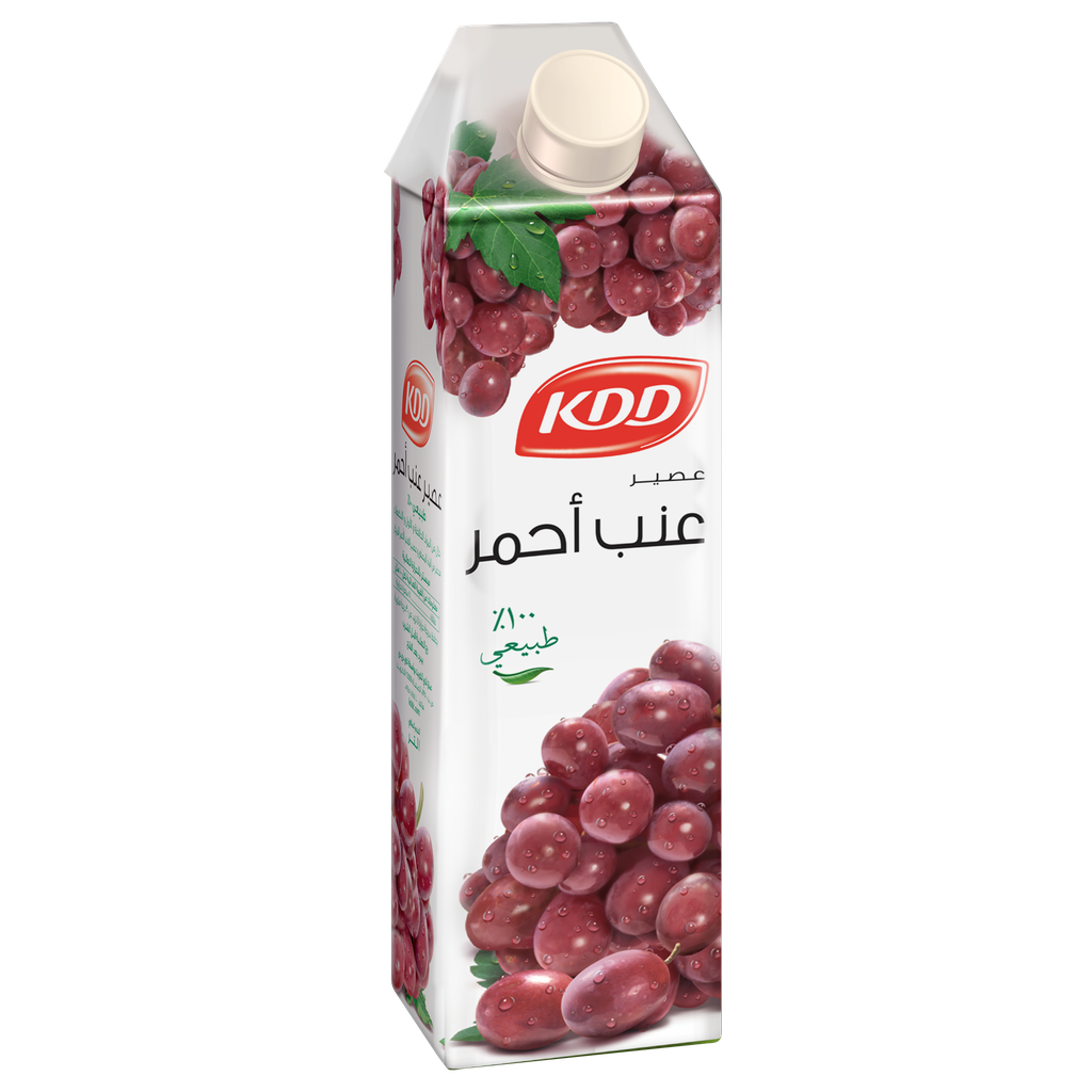 كي دي دي عصير عنب أحمر 1 لتر